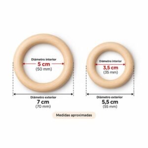 ARO MADERA PARA MANUALIDADES 2 TAMAÑOS