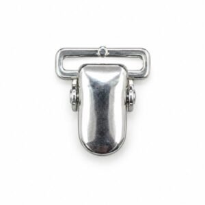 PORTA CHUPETE PLATEADO